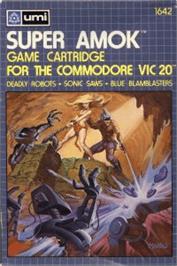 Box cover for Super Amok! on the Commodore VIC-20.