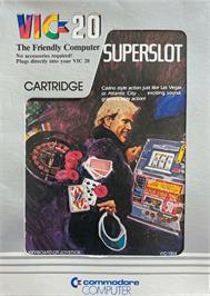 Box cover for Super Slot on the Commodore VIC-20.