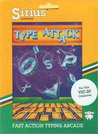 Box cover for Type Attack on the Commodore VIC-20.