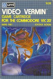 Box cover for Video Vermin on the Commodore VIC-20.