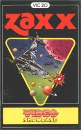 Box cover for Zaxx on the Commodore VIC-20.