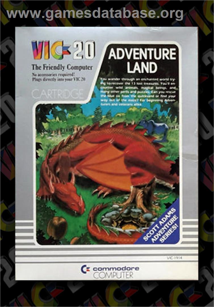 Adventure Land - Commodore VIC-20 - Artwork - Box