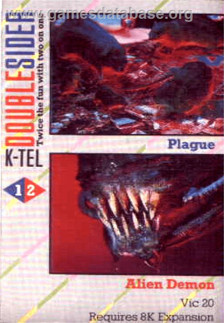 Alien Demon - Commodore VIC-20 - Artwork - Box