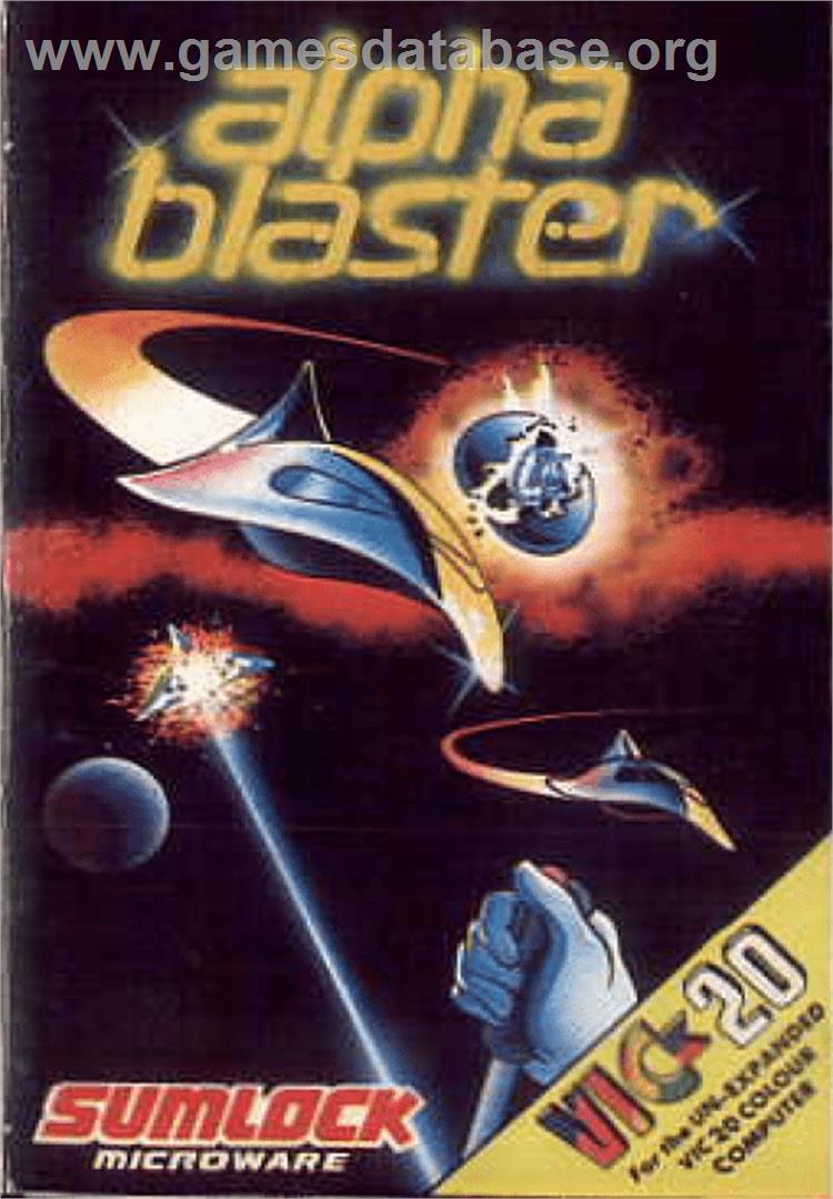 Alpha Blaster - Commodore VIC-20 - Artwork - Box