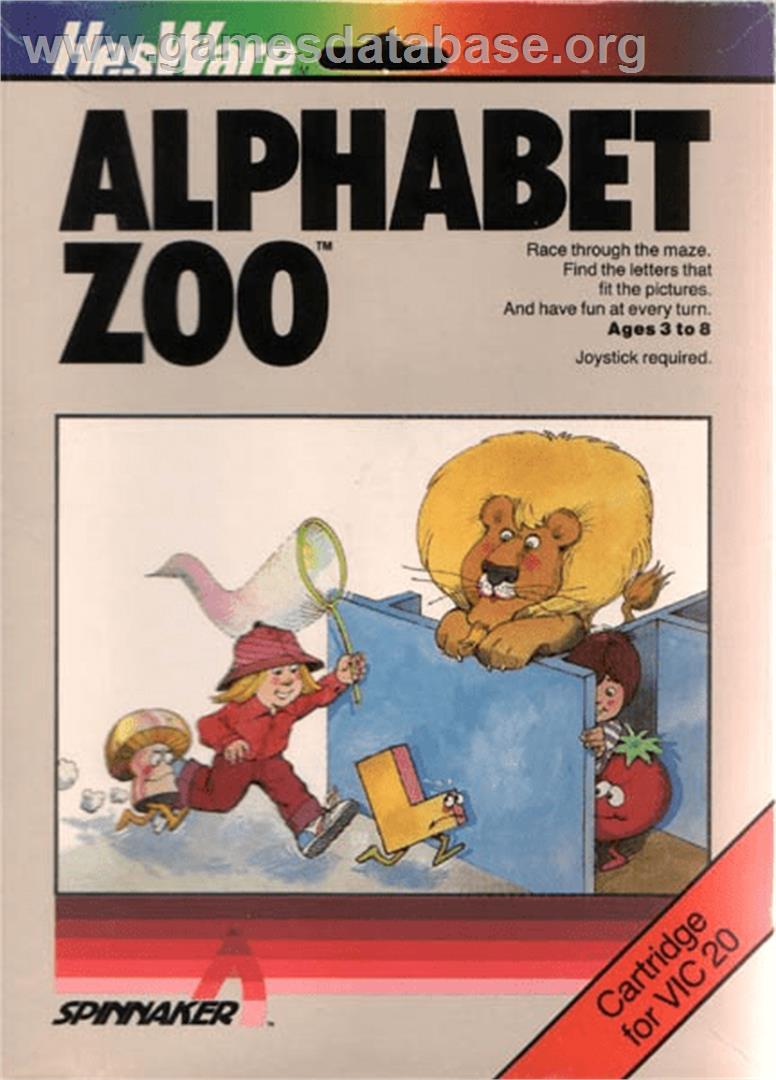 Alphabet Zoo - Commodore VIC-20 - Artwork - Box