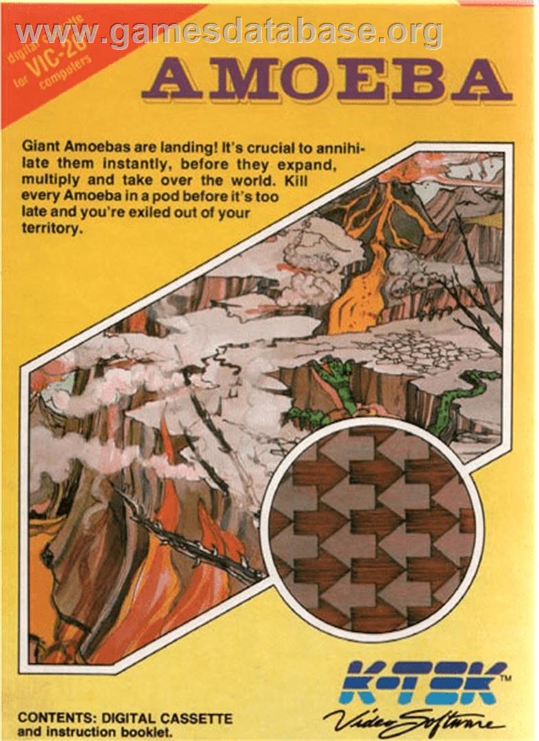 Amoeba - Commodore VIC-20 - Artwork - Box