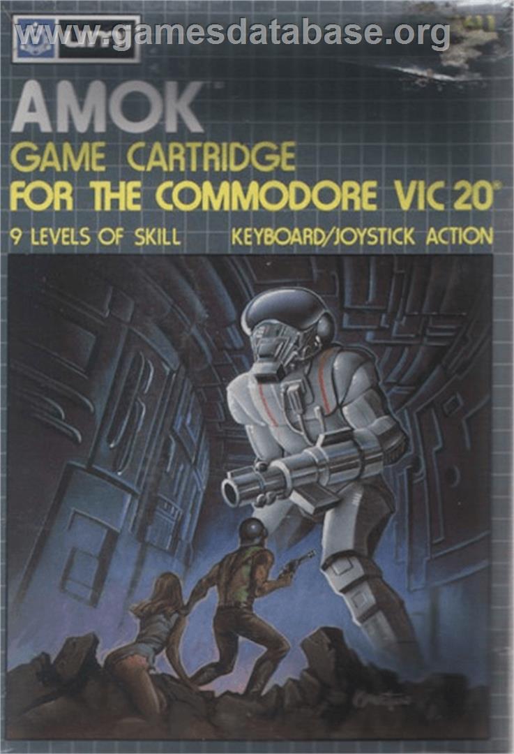 Amok - Commodore VIC-20 - Artwork - Box
