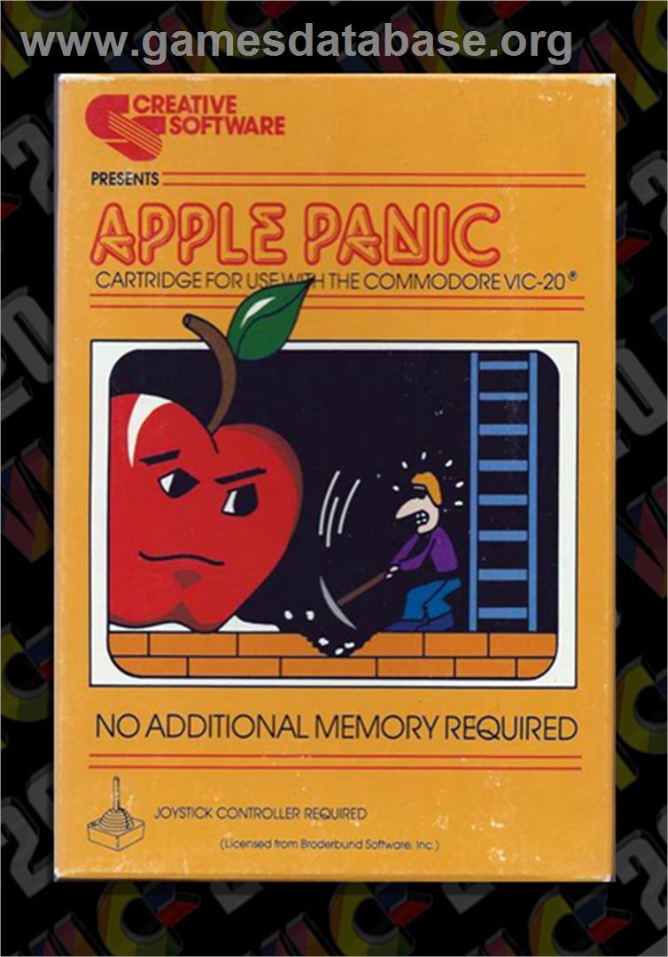 Apple Panic - Commodore VIC-20 - Artwork - Box