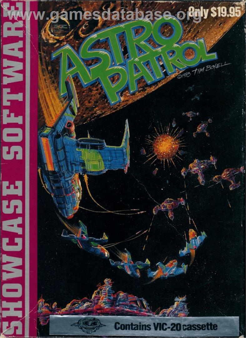 Astro Patrol - Commodore VIC-20 - Artwork - Box