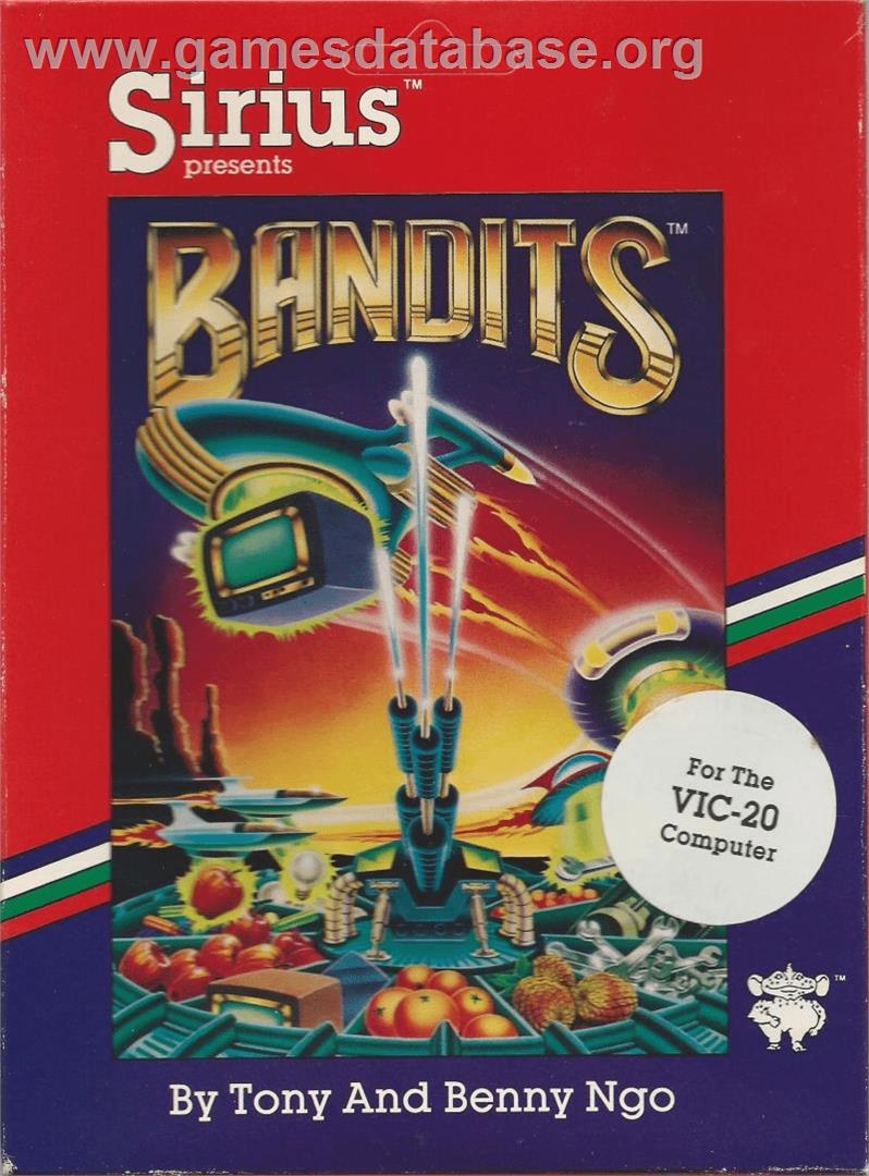 Bandits - Commodore VIC-20 - Artwork - Box