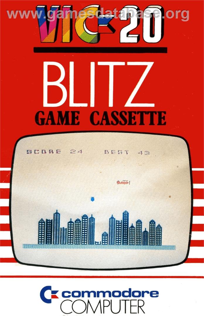 Blitz - Commodore VIC-20 - Artwork - Box