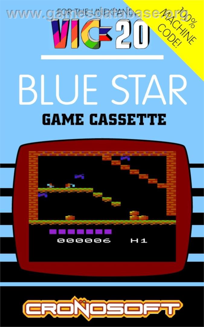 Blue Star - Commodore VIC-20 - Artwork - Box