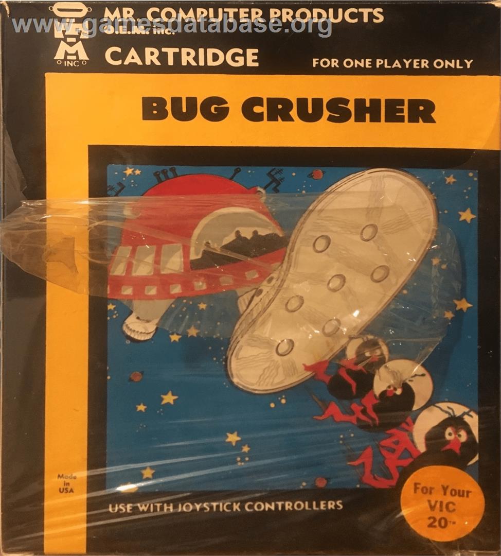 Bug Crusher - Commodore VIC-20 - Artwork - Box