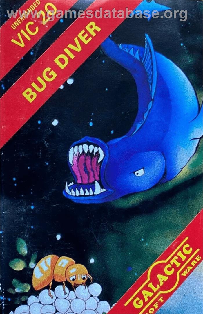 Bug Diver - Commodore VIC-20 - Artwork - Box