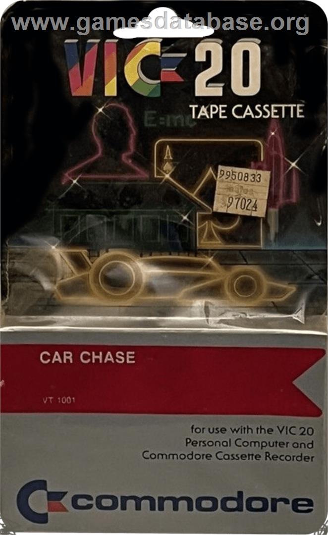 Car Chase - Commodore VIC-20 - Artwork - Box