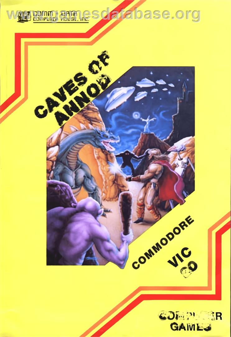 Caves Of Annod - Commodore VIC-20 - Artwork - Box