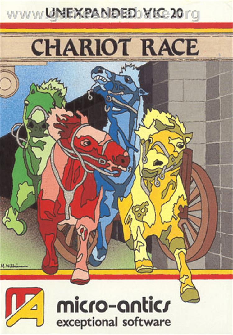 Chariot Race - Commodore VIC-20 - Artwork - Box