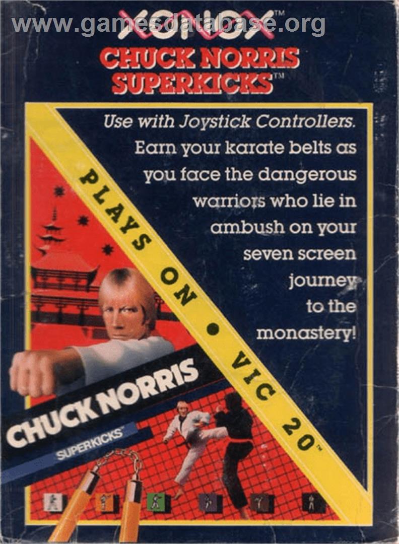 Chuck Norris Superkicks - Commodore VIC-20 - Artwork - Box