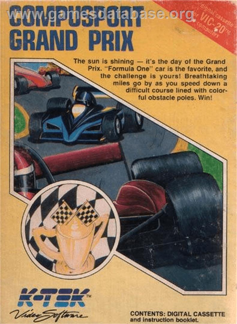Compusport Grand Prix - Commodore VIC-20 - Artwork - Box