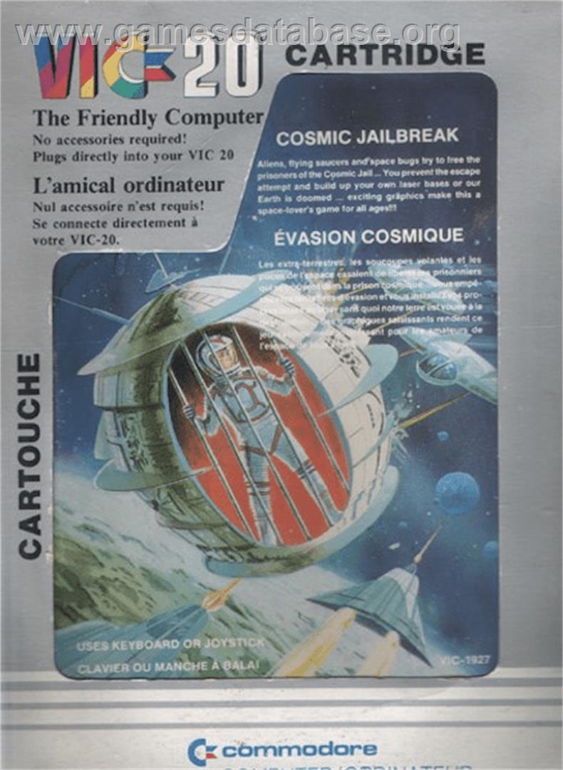 Cosmic Jailbreak - Commodore VIC-20 - Artwork - Box