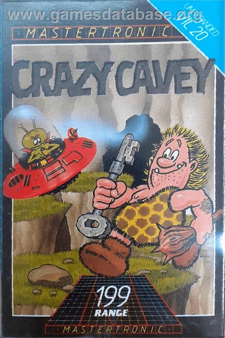 Crazy Cavey - Commodore VIC-20 - Artwork - Box