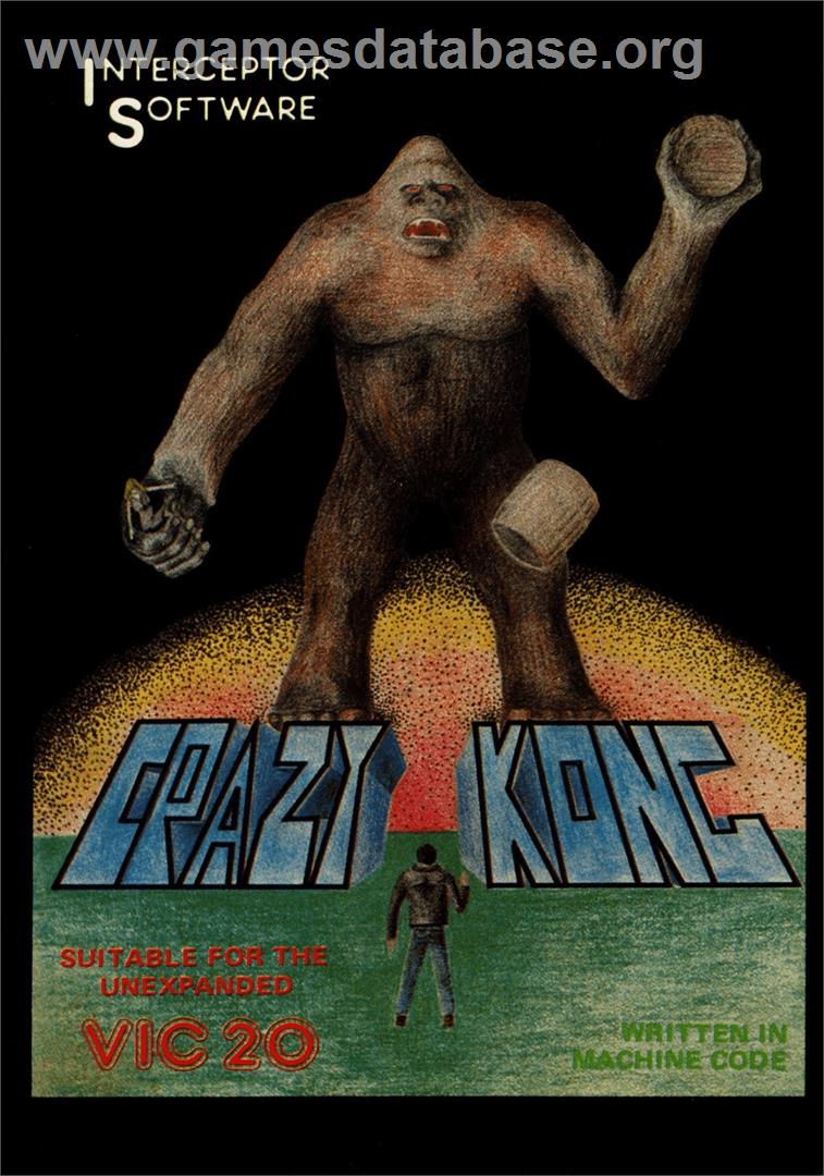 Crazy Kong (Udo Gertz) - Commodore VIC-20 - Artwork - Box