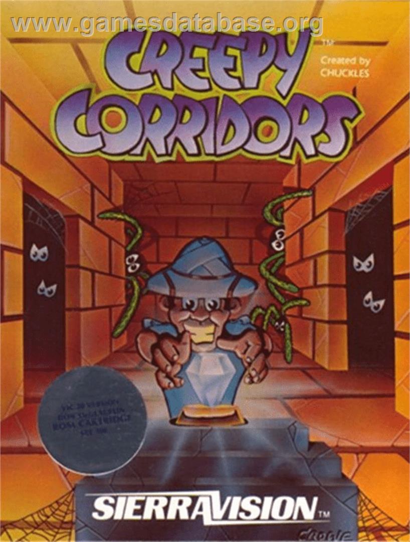 Creepy Corridors - Commodore VIC-20 - Artwork - Box