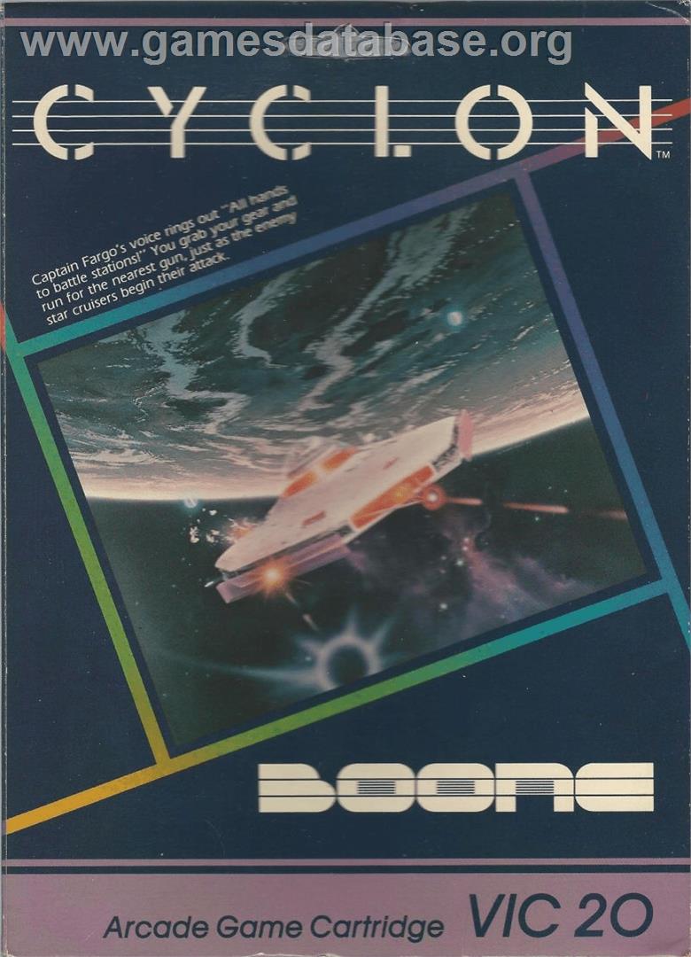 Cyclon - Commodore VIC-20 - Artwork - Box