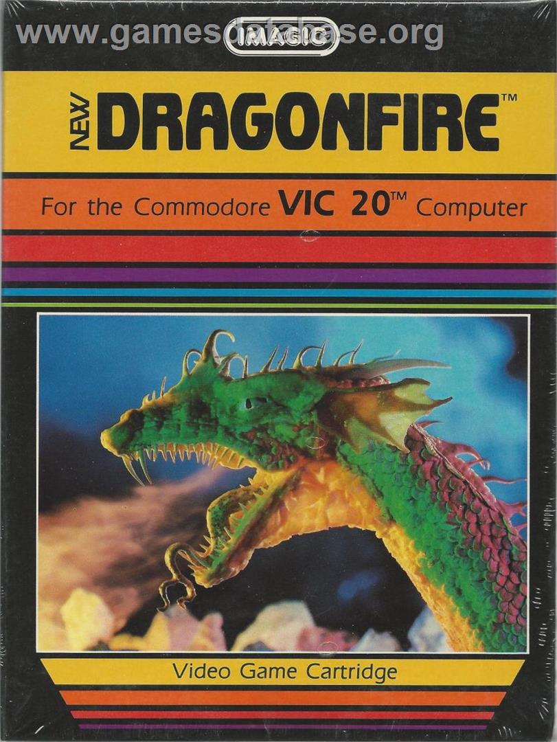 Dragon Fire - Commodore VIC-20 - Artwork - Box