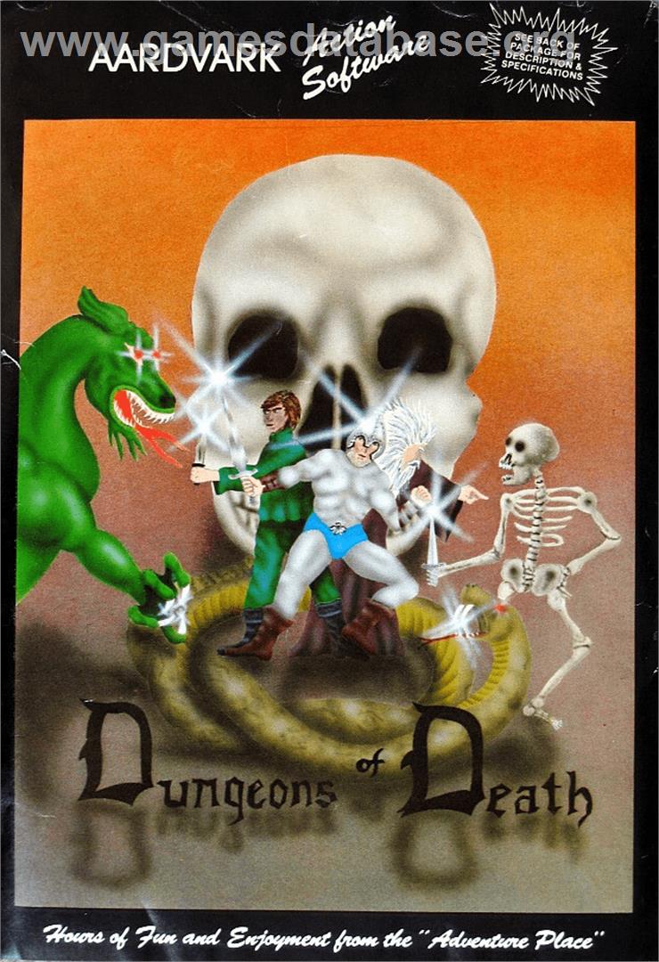 Dungeons Of Death - Commodore VIC-20 - Artwork - Box