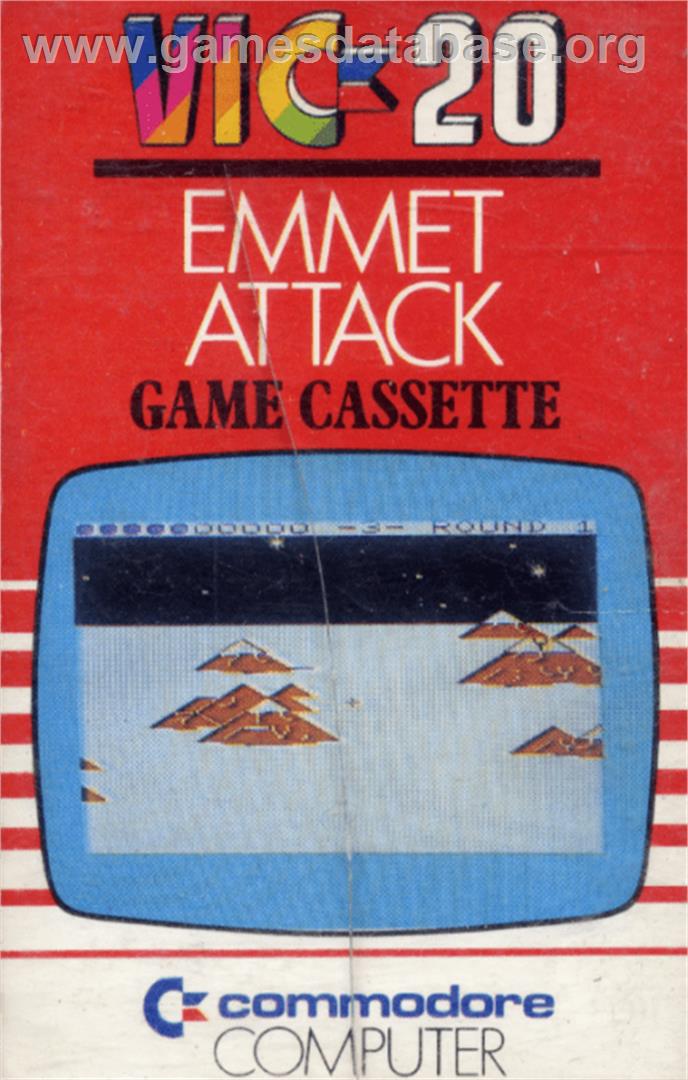 Emmet Attack - Commodore VIC-20 - Artwork - Box
