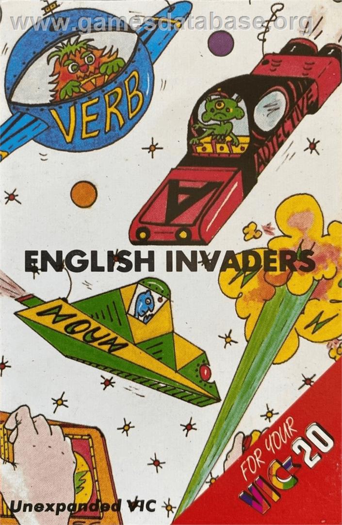 English Invaders - Commodore VIC-20 - Artwork - Box