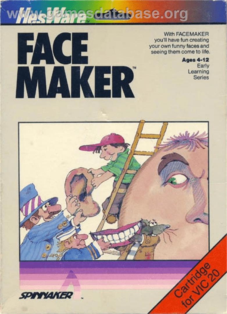 Face Maker - Commodore VIC-20 - Artwork - Box