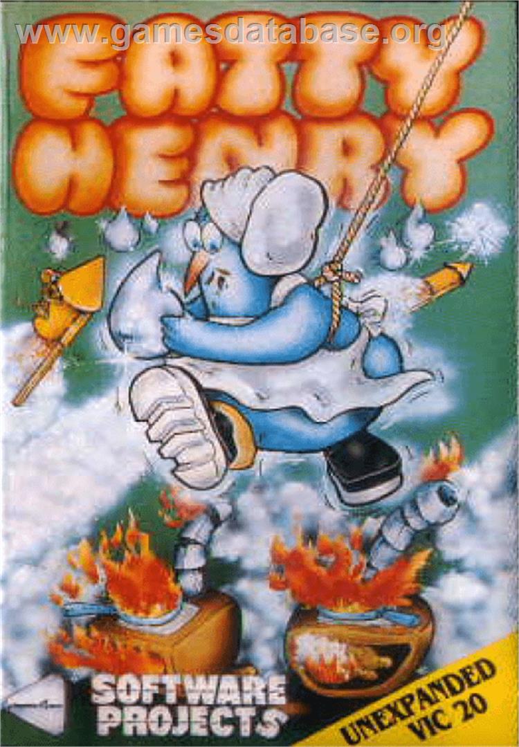 Fatty Henry - Commodore VIC-20 - Artwork - Box
