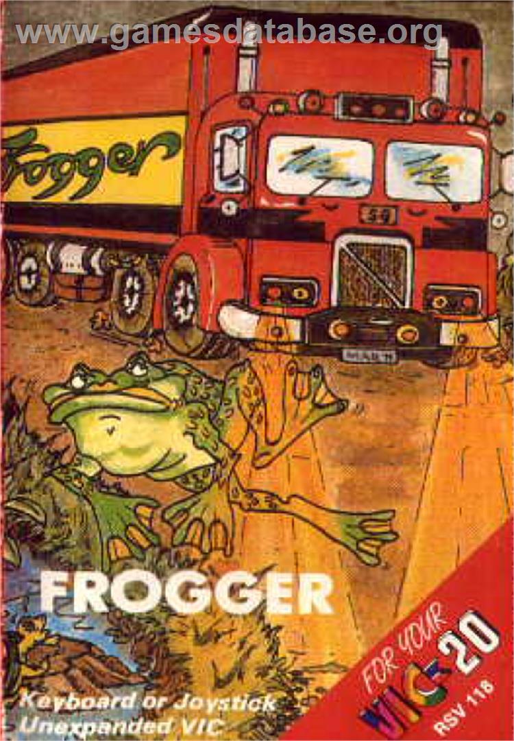 Frogger - Commodore VIC-20 - Artwork - Box