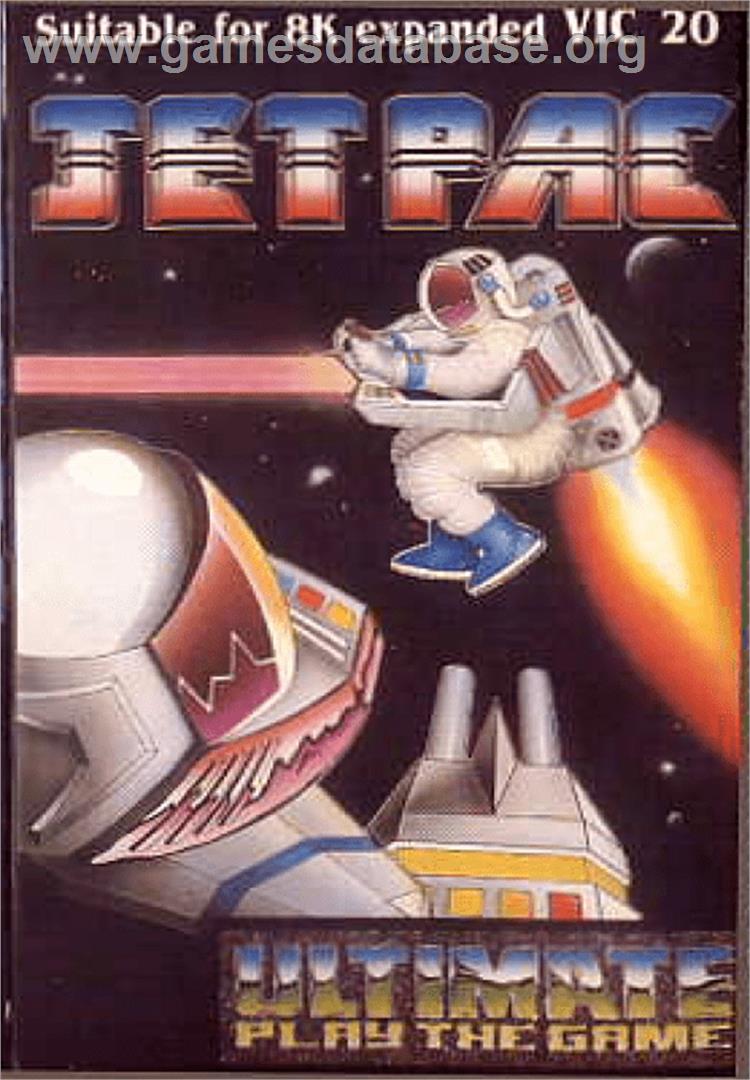 Jetpac - Commodore VIC-20 - Artwork - Box