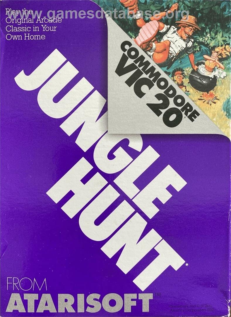 Jungle Hunt - Commodore VIC-20 - Artwork - Box