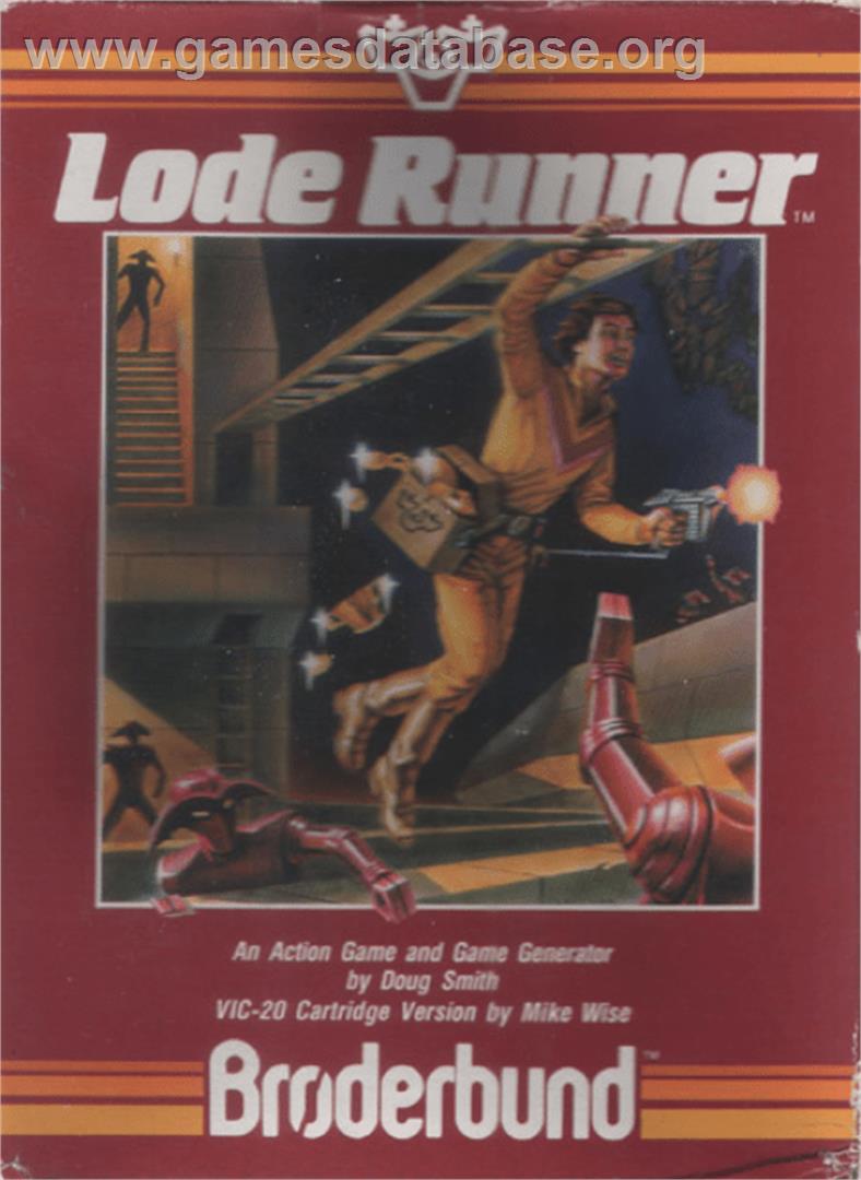 Lode Runner - Commodore VIC-20 - Artwork - Box