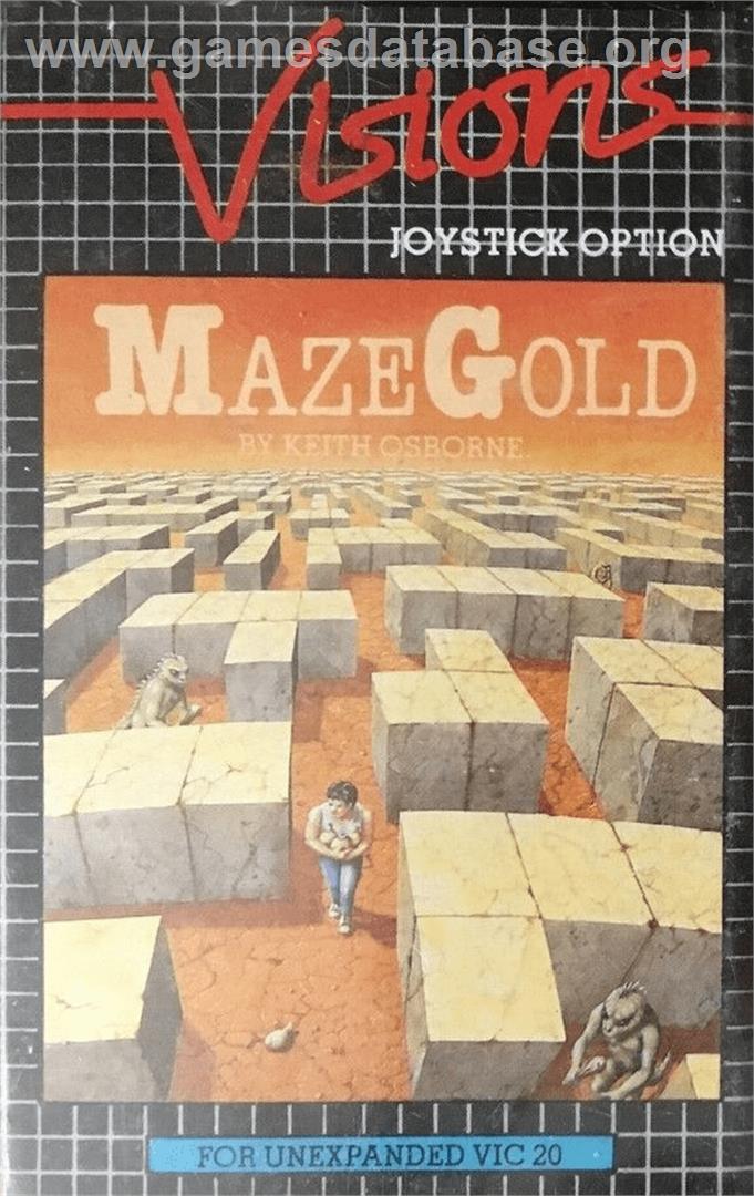 Maze Gold - Commodore VIC-20 - Artwork - Box
