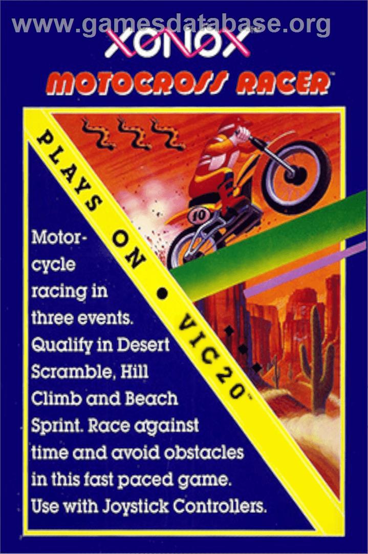 Motocross Racer - Commodore VIC-20 - Artwork - Box