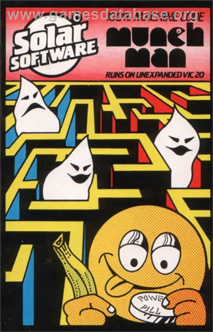 Munch Man - Commodore VIC-20 - Artwork - Box
