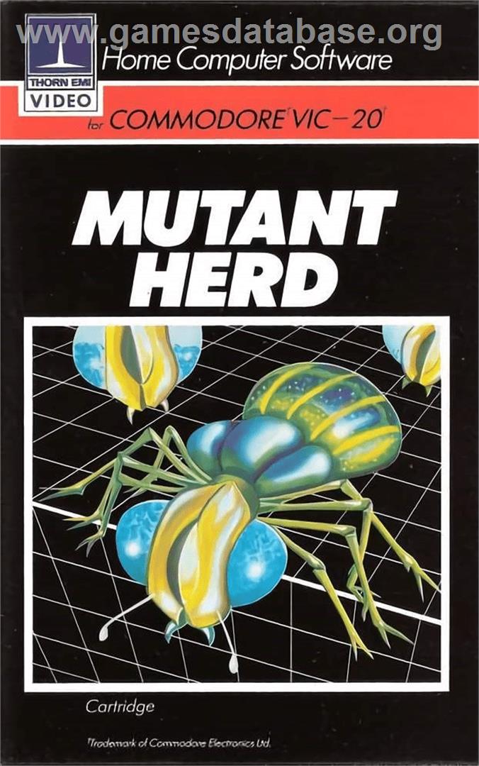 Mutant Herd - Commodore VIC-20 - Artwork - Box