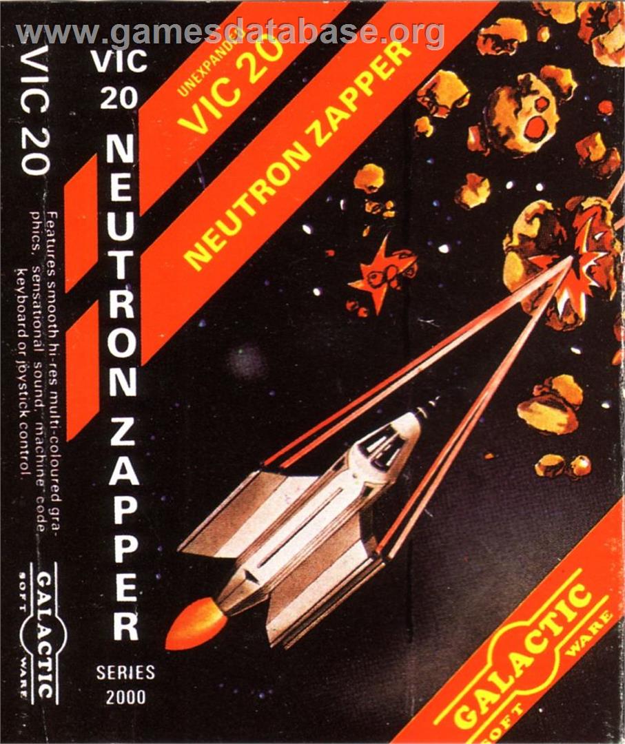 Neutron Zapper - Commodore VIC-20 - Artwork - Box