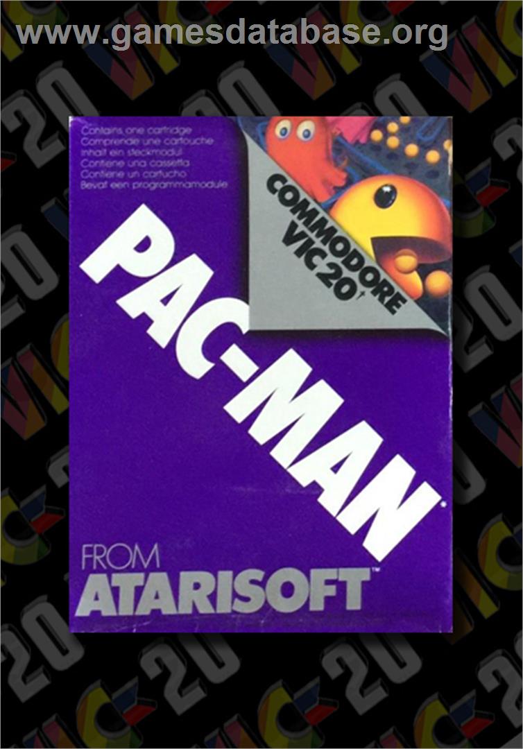Pac-Man - Commodore VIC-20 - Artwork - Box