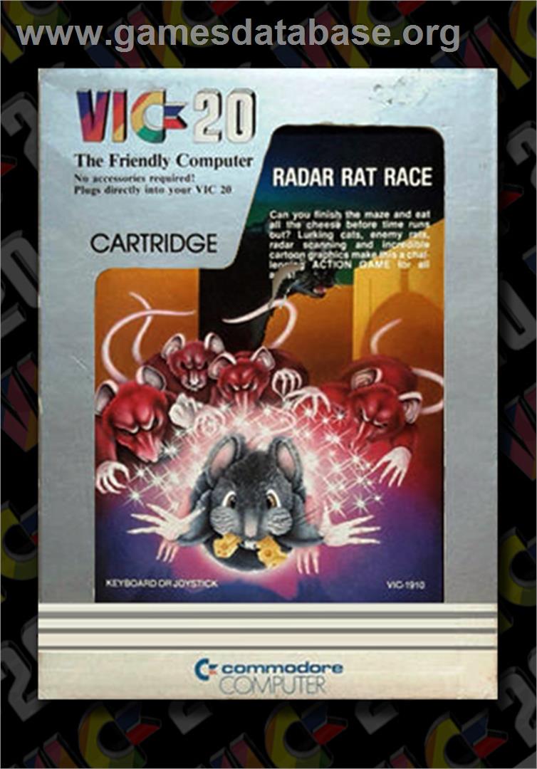 Radar Rat Race - Commodore VIC-20 - Artwork - Box