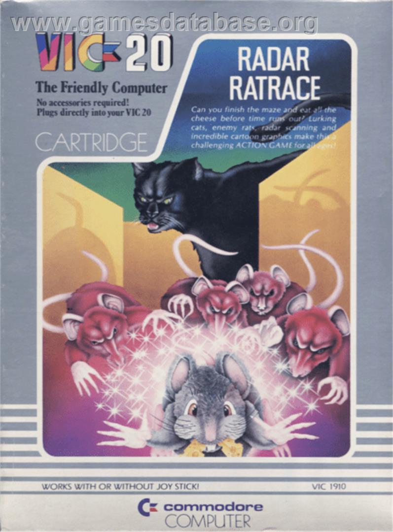 Radar Rat Race - Commodore VIC-20 - Artwork - Box