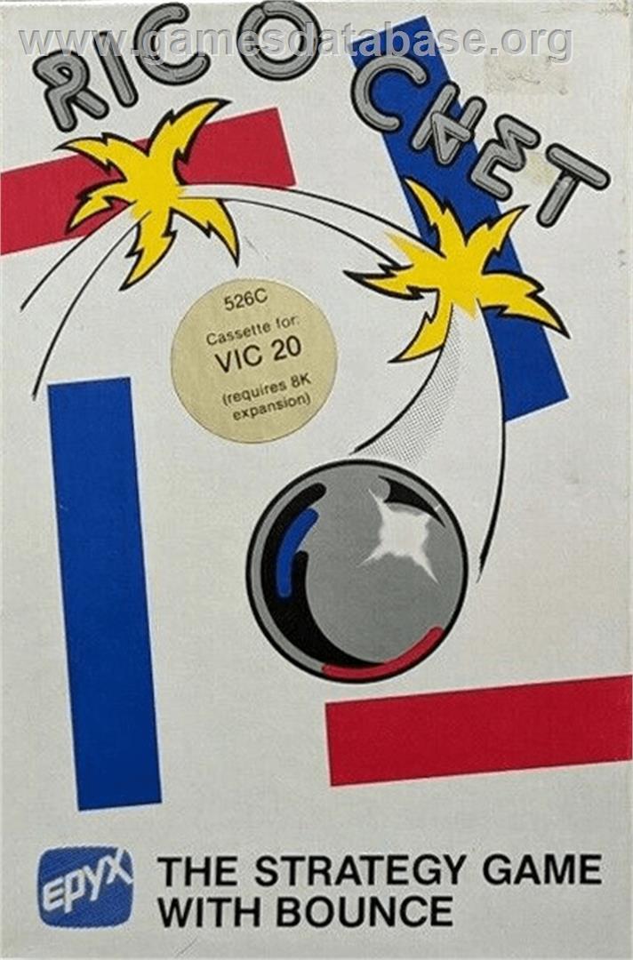 Ricochet - Commodore VIC-20 - Artwork - Box