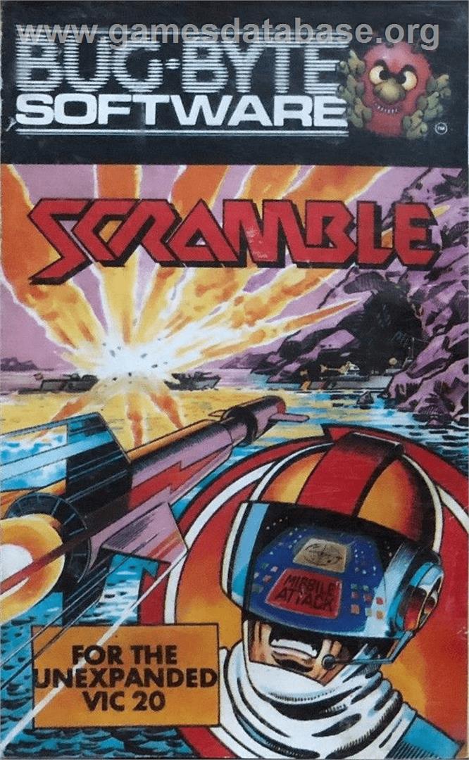 Scramble - Commodore VIC-20 - Artwork - Box