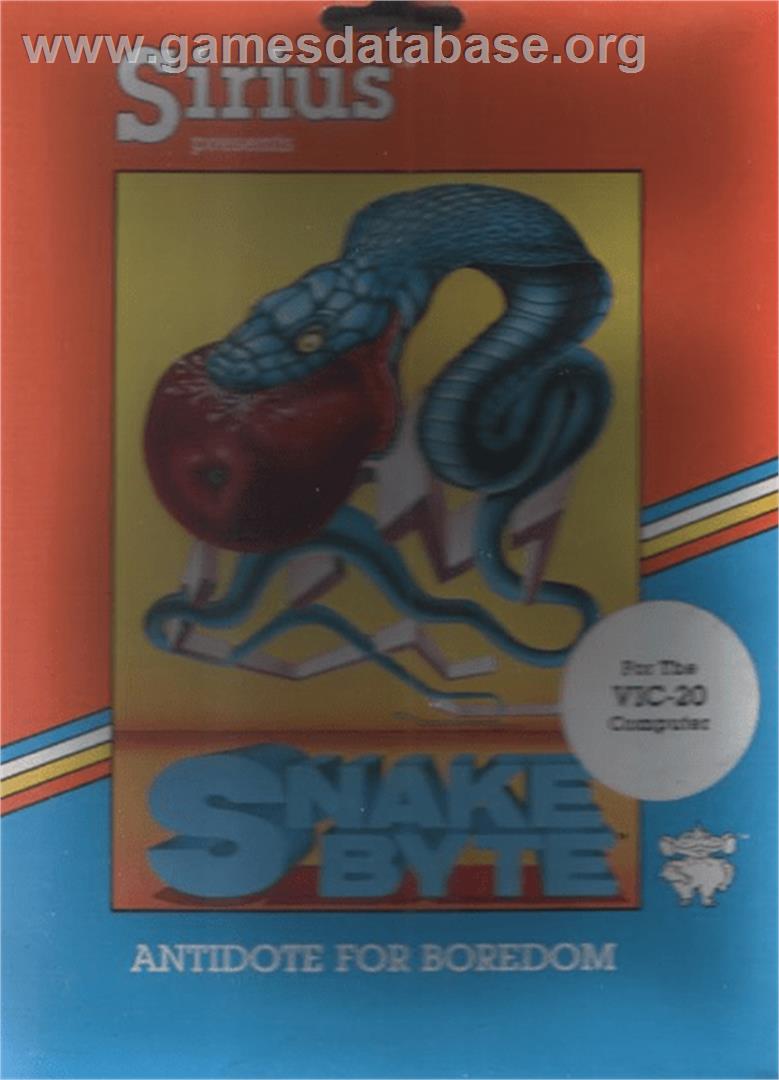 Snake Byte - Commodore VIC-20 - Artwork - Box