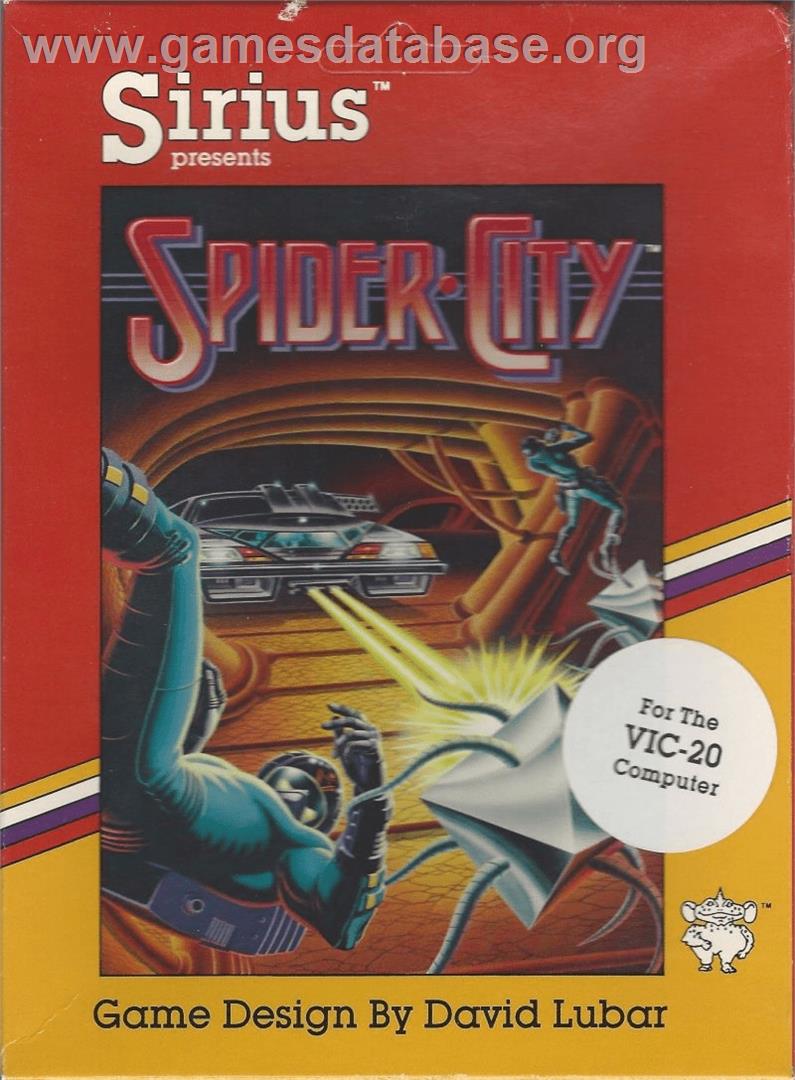 Spider City - Commodore VIC-20 - Artwork - Box